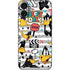 Looney Tunes Daffy Duck Striped Patches iPhone 16 Plus Skin